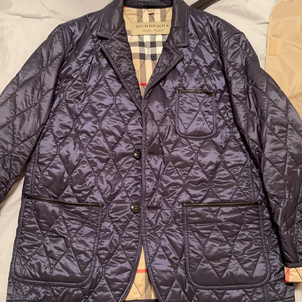 Burberry quilted jacket size XXL
